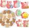 8 Styles Easter Bunny Cookie Cutters, Easter Biscuit Fondant Pastry Cookie Cutter Stamps for Baking, Easter Fun Cookie Cutters Shapes with Bunny Egg Carrot for Party Decorations
